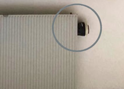 Radiator - Sengerom - Risikofylte punkter_cr Radiator på pasientrom